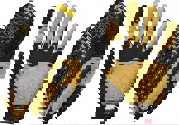 General Purpose Work Gloves: Medium, Synthetic Leather & Thermoplastic Elastomer